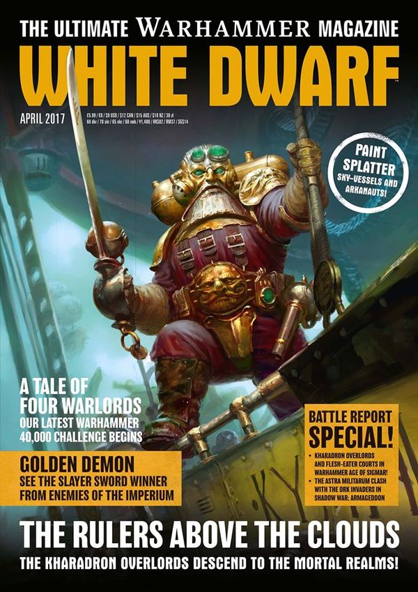 Апрельский выпуск White Dwarf посвящен Владыкам Кхарадрона. - Warhammer: Age of Sigmar, Warhammer, White dwarf, Kharadron Overlords, John Balanche, Wh miniatures, Длиннопост, John Blanche