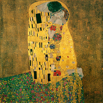 Expectation and reality - My, Painting, Gustav Klimt, Kiss, Expectation and reality, I share, Longpost