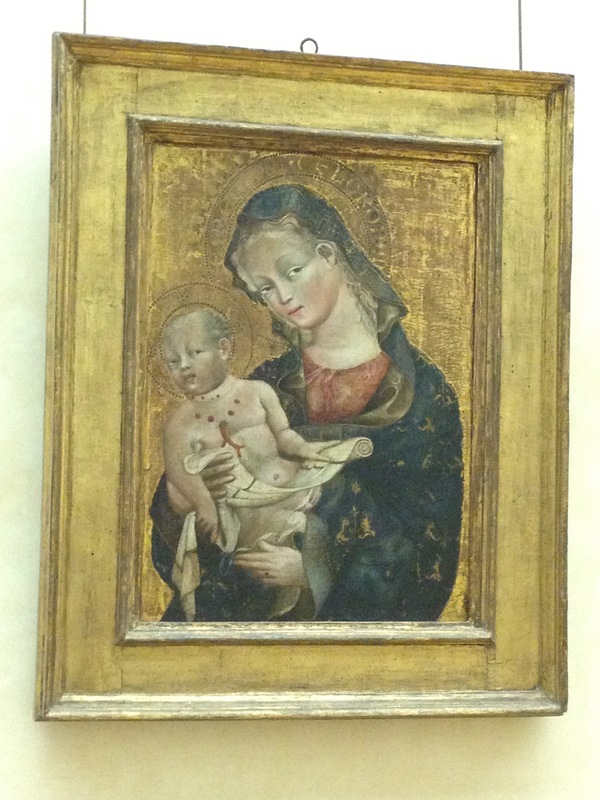 When someone came to church with his candle - My, Madonna, Louvre