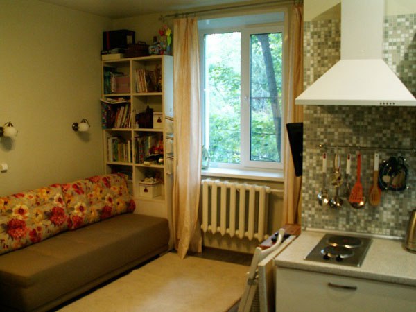 Studio apartment from room 20.8 m2 - My, Studio Apartment, Repair, Interior Design, Longpost