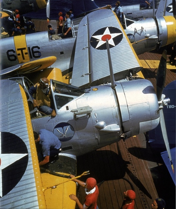 Photo taken from the USS Enterprise. - The Second World War, Aviation, Technics, Aircraft carrier, Airplane, Ship, Fleet, The photo, Longpost