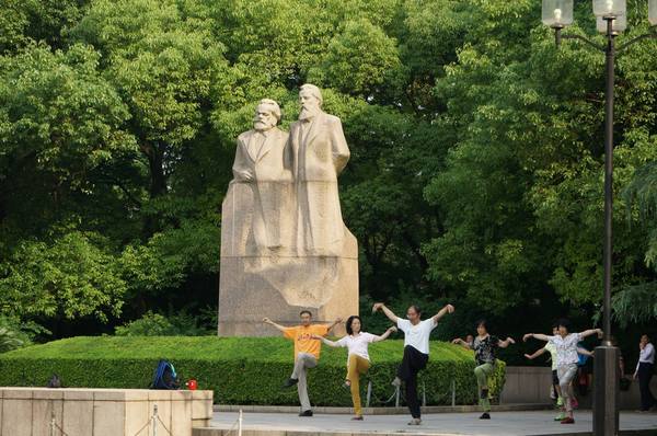 Karl Marx and Friedrich Engels in Shanghai - The photo, Karl Marx, Shanghai, Friedrich Engels