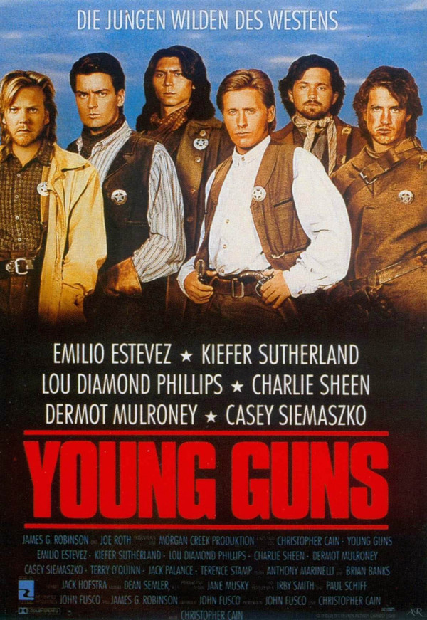 I advise you to watch Young Guns (1988) - My, I advise you to look, Western film, , Movies, What to see