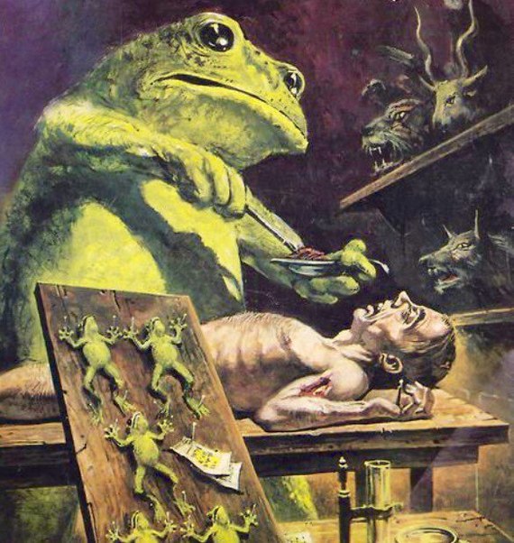 In a parallel universe. - Parallel universe, Frogs, Naked guy, Person, Preparation