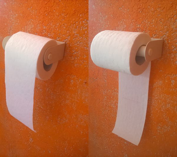 Which is correct in Yin or Yang..? - My, Yin, Yin Yang, Toilet paper, Dilemma, Mystery