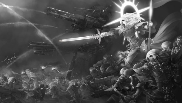 Adepta Sororitas - Warhammer 40k, Wh Art, Adepta Sororitas, Anime, Fan art, Longpost