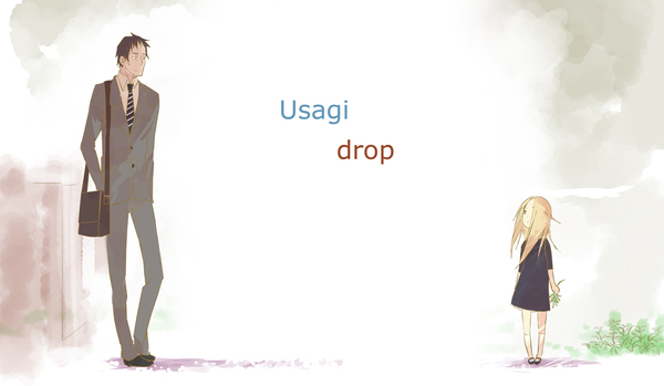 Usagi Drop Anime Art, , Usagi Drop, Kaga Rin, Daikichi Kawachi