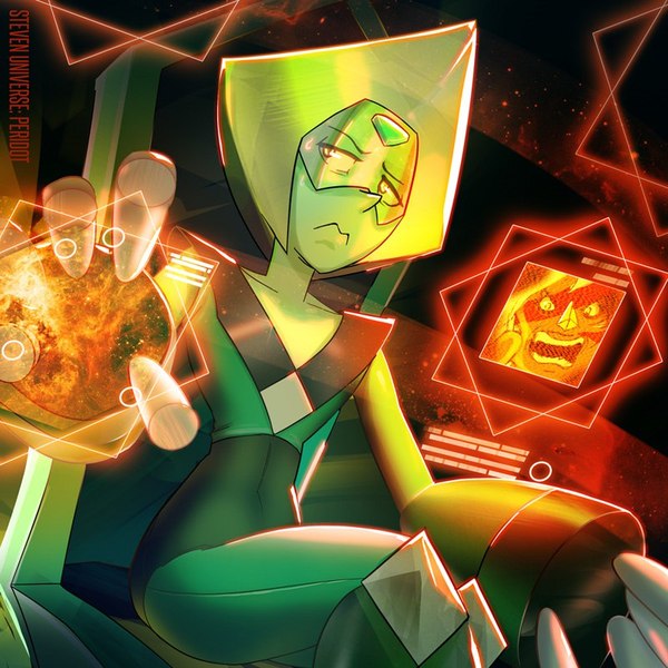 Peridot - Steven Universe, Peridot, Jasper, Арт