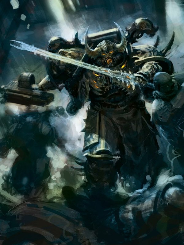 Champion of Chaos - Wh Art, Warhammer 40k