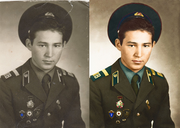 Photo restoration and colorization - Photo restoration, , Colorization, Longpost