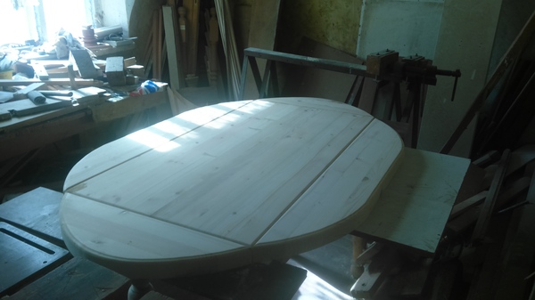 Table Chamomile - Woodworking, With your own hands, Furniture, My, Longpost, Table