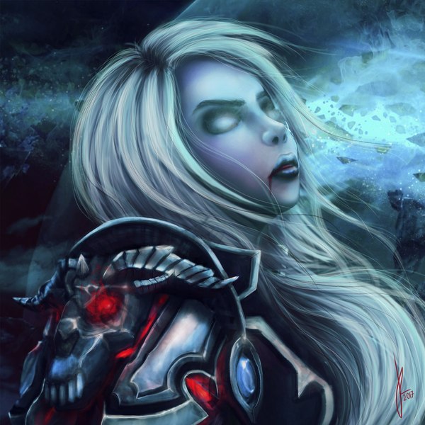 Frost or blood? World of Warcraft, , -, Photoshop