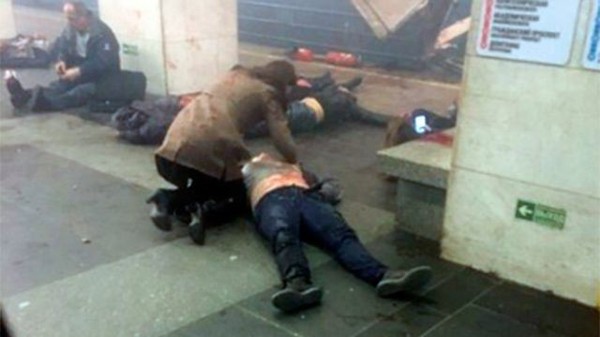 Terrorist attack in St. Petersburg uncensored - Террористы, Metro