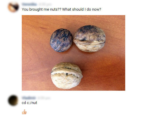 How to crack nuts
