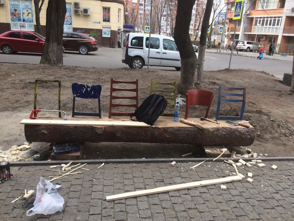 We washed down the shop)) - Bench, Sawing