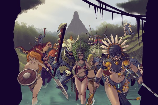 Welcome to Lustria! - NSFW, Warhammer fantasy battles, Warhammer, Lizardmen, Wh back, Wh Art