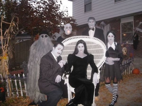 Black and white cosplay - The Addams Family, The photo, Cosplay, Black and white