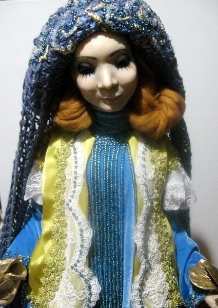 Авторская кукла Хозяйка Тихого Озера - Моё, Авторское, Кукла, История, Art Dolls, Длиннопост