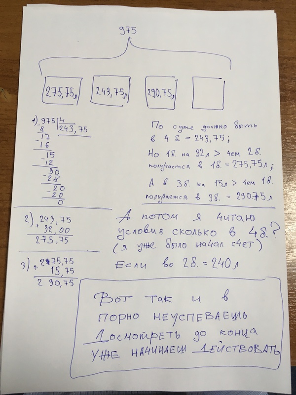 Решение или вот так всегда - Моё, Решение, Я не дочитал, В перед батьки, Задача