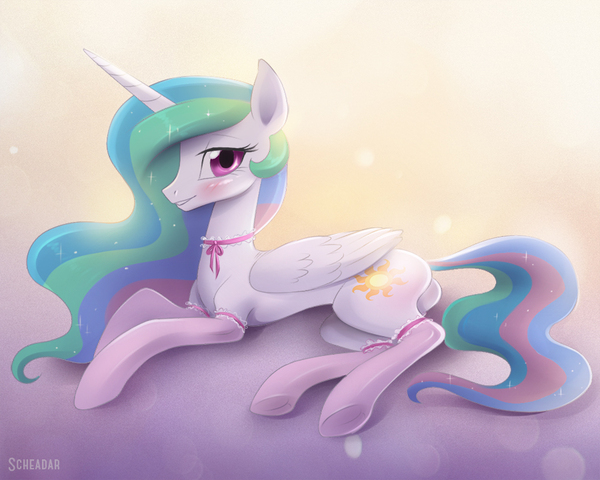 Princess socks My Little Pony, Princess Celestia, MLP Edge, Scheadar