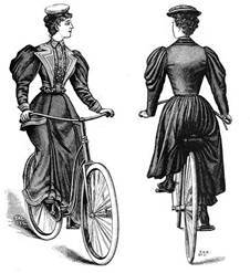 Bicycle fashion and its influence on the development of women's tracksuit in the late 19th - early 20th centuries. - A bike, Sport, Sports girls, Girls, Story, Longpost