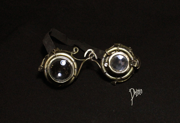 Goggles got drunk. - My, Steampunk, Goggles, Glasses, Brass, Longpost