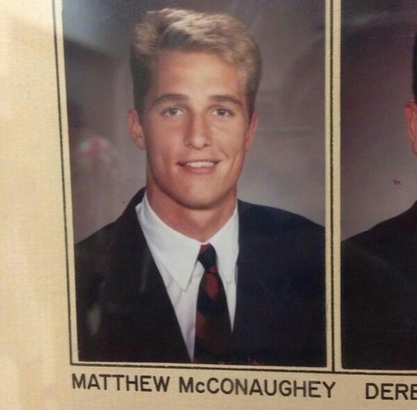 Matthew McConaughey. - Matthew McConaughey, The photo, Youth, Interstellar, Old photo, Celebrities