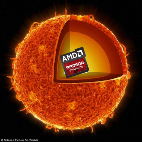 So that's it ... - The sun, AMD, Temperature, Radeon, AMD Radeon