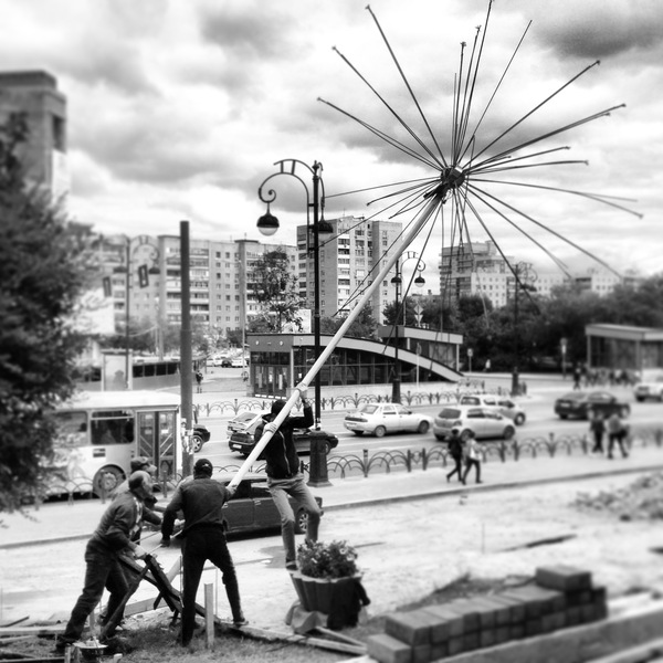 Seeds of giant dandelions fell on Tyumen. Rescuers are on the scene. - My, Tyumen, Dandelion, Rescuers, My