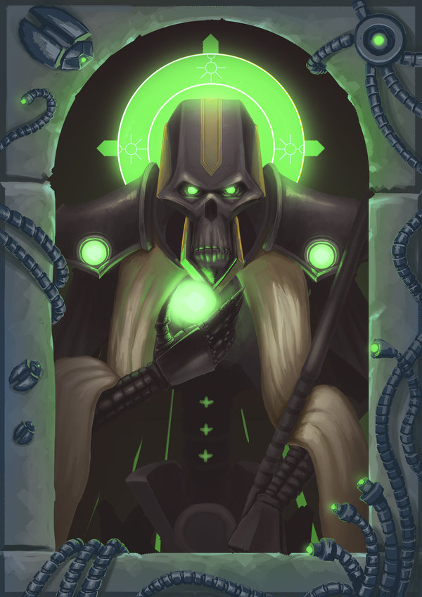 Saint Nekron - Icon, Warhammer 40k, Necrons, Wh Art