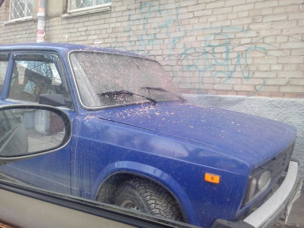 Saturday morning :( - My, Car, Friday, Novosibirsk, Vomit