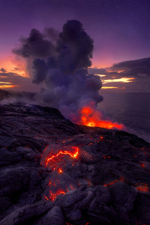 Lava post. - The photo, , Magma, Eruption, Longpost, Eruption