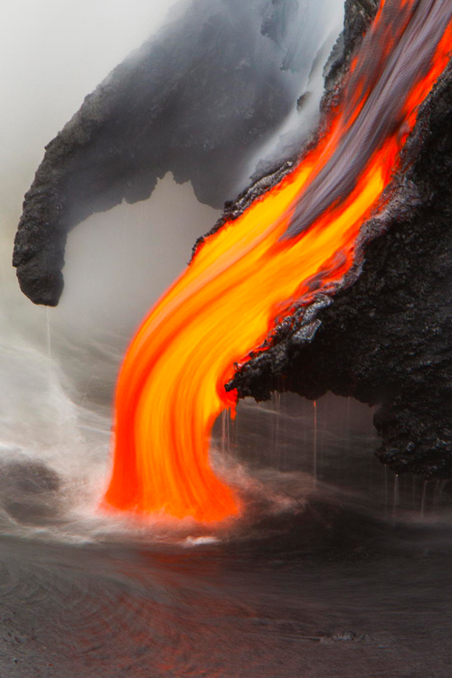 Lava post. - The photo, , Magma, Eruption, Longpost, Eruption