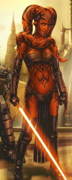 Elegant and loving Darth Talon - Star Wars, Art, Longpost