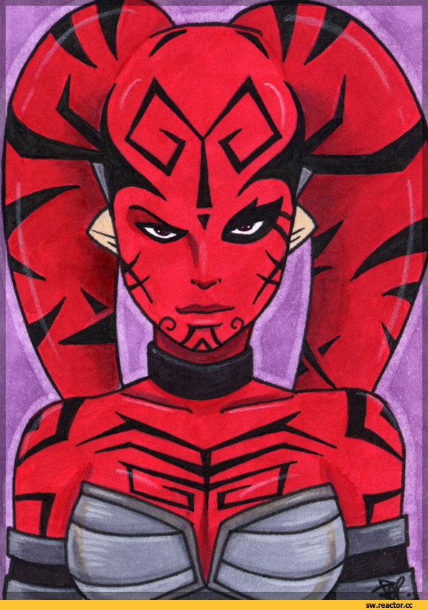 Elegant and loving Darth Talon - Star Wars, Art, Longpost