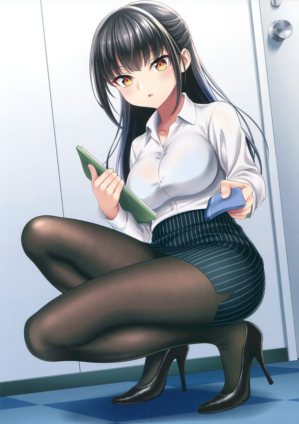 Anime Art - Anime art, Anime, Anime original, Tights