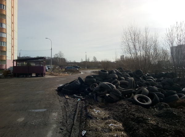 Landfill in Nakhabino - My, Dump, Tires, Garbage, Longpost