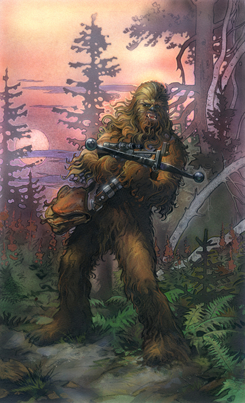 Chewbacca - Star Wars, Biography, Art, Longpost