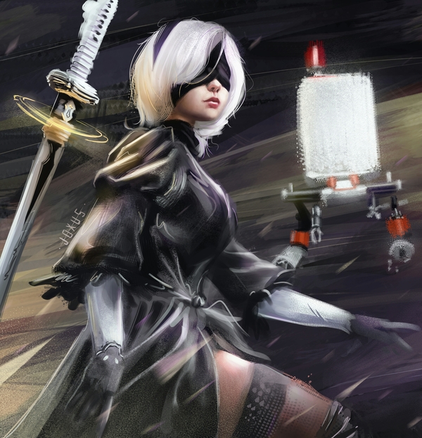 Yorha 2b [Fan arts] Nier Automata, Yorha unit no 2 type B, DeviantArt, , Anime Art, 