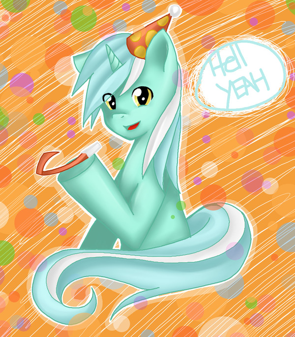 Festive Lyre - Lyra heartstrings, My little pony, Art