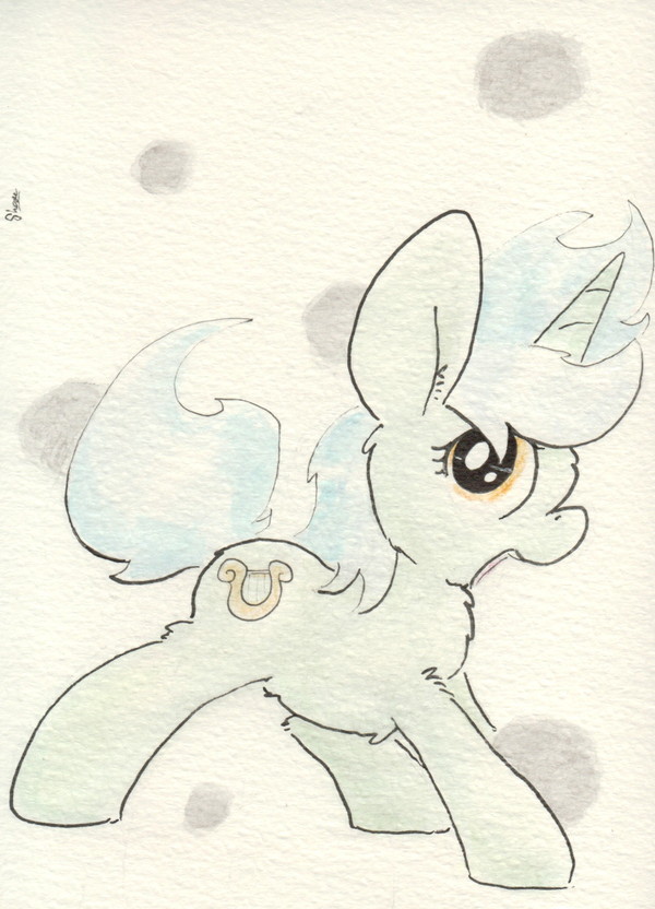 Playful Lyra - Deviantart, My little pony, Art, Lyra heartstrings