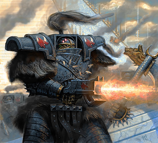 Horus Heresy Space Wolves - Space wolves, Warhammer 40k, Wh Art, Space Marine, Horus heresy, Longpost