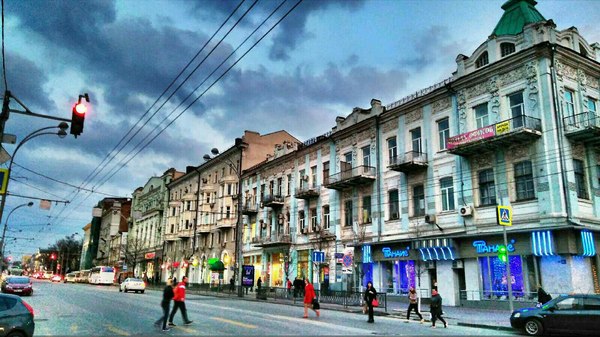 Rostov-on-Don at sunset - My, Rostov-on-Don, , Sunset, Town, Architecture