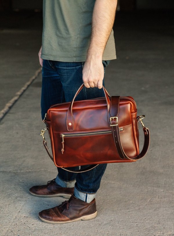 How I bought $800 for a briefcase and made it myself. - Leather products, My, Longpost, My, Master Class, Briefcase, Leather, Handmade, Craft