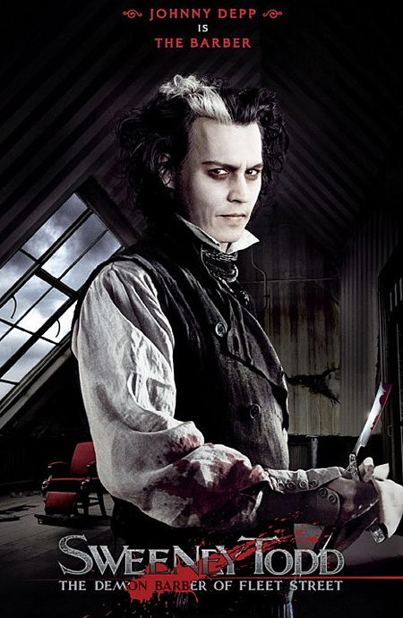 I recommend watching Sweeney Todd, The Demon Barber of Fleet Street. - I advise you to look, Thriller, Musical, Drama, Johnny Depp, Tim Burton, Sweeney Todd