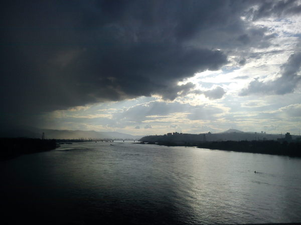 Darkness is coming - My, Yenisei, Weather