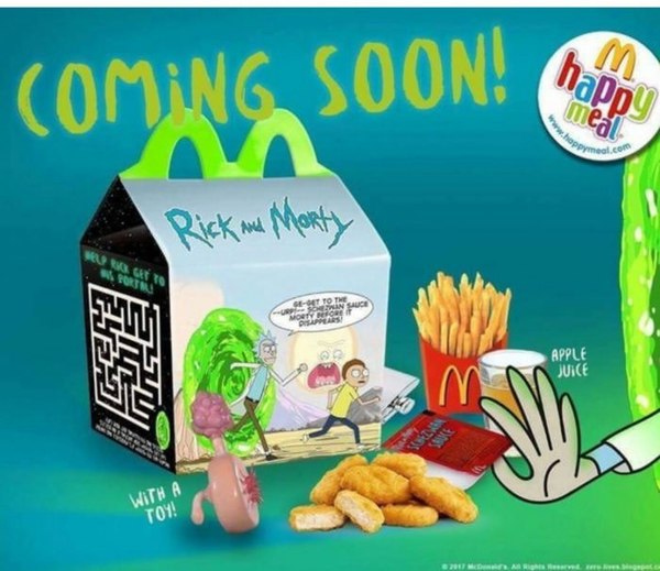 They really did it - McDonald's, Rick and Morty, Sauce, Plumbus