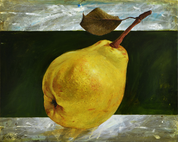 Pear - My, Painting, Oil painting, Galaktions, Artist