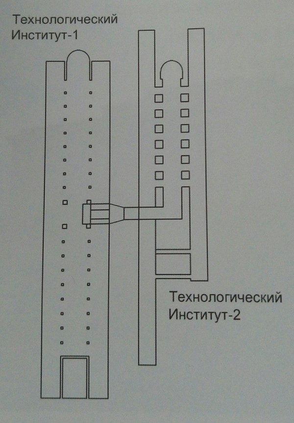 Технологический институт метро схема