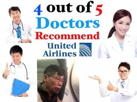 4 out of 5 doctors recommend United Airlines - 9GAG, United airlines